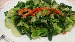 masak tumis buncis salada dng bumbu seblak