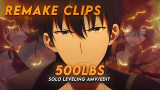 500Ibs Lil Tecca | Sung Jin Woo Solo Leveling AMV @6ft3 Remake Clips