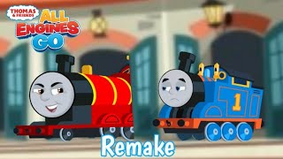 James se burla de Percy - (Remake AEG) - Misterio En Las Vías - JeffreyTheRaceEngine39