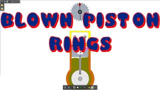 Blown Piston Rings 2D Animation