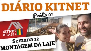 Diário KITNET: Semana 12 - Hidráulica Esgoto Laje Piso - Construindo - Kitnet Brasil