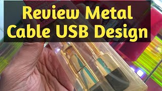 Review Metal Cable USB Design