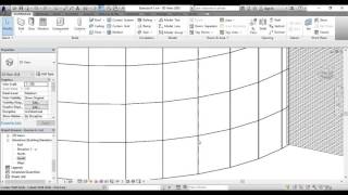 Curtain Walls in Revit Architecture Part Three In Arabic