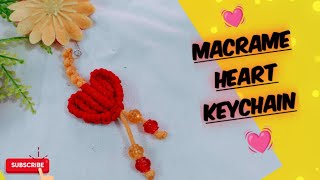 Very Easy Macrame Valentine Heart