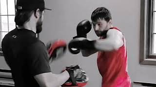 Sanda Workout - boxing and one leg