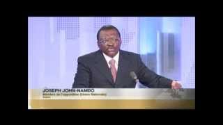 Interview du Professeur Joseph John-Nambo sur Africa24 (04/12/2013)