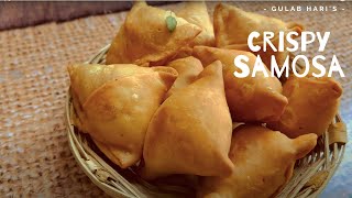 Crispy Samosa | How to Make Samosa Halvai Style | Gulab Hari Satvik Rasoi