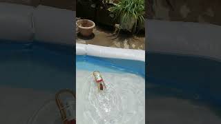 Rubber band power boat,Funny boats idea for kids.