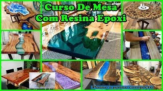 🔴MESA DE MADEIRA COM RESINA EPÓXI COMO FAZER - COMO FAZER MESA COM RESINA? COMO FAZER RESINA EPÓXI?