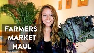 $25 Farmers Market Haul | #RawTillWhenever