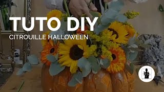 TUTO DIY - Citrouille d'halloween - Max le fleuriste