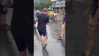 English fans decided to take a ride on a retro car parked near a German pub and caused an accident🤦