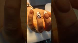 french blanche nail art sucre d'orge "Martine'S ongles" Colmar