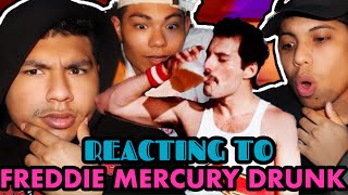 HOW DOES HE STILL SOUND AMAZING? - FREDDIE MERCURY DRUNK SINGING BOHEMIAN RHAPSODY REACTION