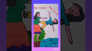 fake friends and true💕💕💕💕 friend#shortvideo /short #art 🥰🥰🥰🥰🥰🥰🥰