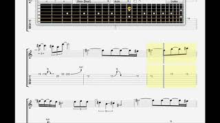 Between the Buried and Me - White Walls Solo Guitar Tab