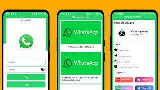 SAIU! NOVO APP WHATSAPP DE ATUALIZAÇÕES DE WHATSAPP LITE,WHATSAPP GB E WHATSAPP IOS