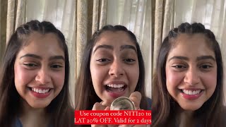 Niti Taylor Insta Story || 07.04.21 || Aegte Beetroot Lip and cheek tint || Aegteofficial || Ad