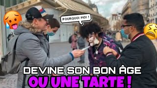 DEVINE SON BON ÂGE OU UNE TARTE ! 🥵😱😂 -Microtrottoir