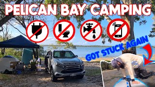 🏕️🚙🏖️ INSKIP PELICAN BAY CAMPING - NO TAP, NO TOILET, NO POWER.  FIRST TIME OFF GRID CAMPING