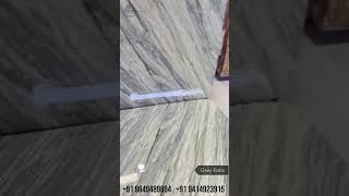 Grey Katni" marble, a stone that effortlessly combines the #GreyKatni #wonderwhitemarble # #flooring