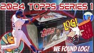 2024 Topps Series 1 Jumbo Box 🍀🤘 We Found Log 🪵🍀🪵 Heavy Lumber