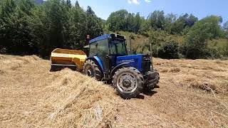 Newholland 7556'yla bc5050hb balya makinasıyla dik tarlada çıkma çabalamalarım 😄 Abone olun 😇