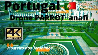 MOSTEIRO DOS JERÓNIMOS LISBOA PORTUGAL DRONE PARROT ANAFI 4K UHD LISBOA CAPITAL VERDE EUROPEIA