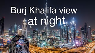 Burj Khalifa view drive in dubai.