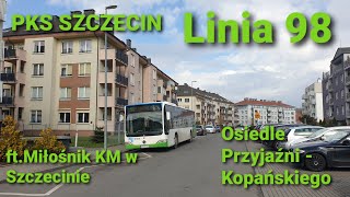 PKS Szczecin, linia 98 - Mercedes - Benz O530 #10488 ft.Miłośnik KM w Szczecinie