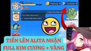 TIẾN LÊN ALITA HƯỚNG DẪN NHẬN FULL KIM CƯƠNG + VÀNG MỚI NHẤT TRÊN IOS/ANDROID