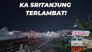 TERLAMBAT DAN PINDAH PERSILANGAN! KA Sritanjung dengan KA Blambangan Ekspes