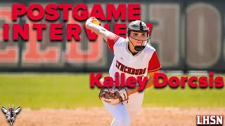 Postgame Interview: Kailey Dorcsis, Lynchburg Softball