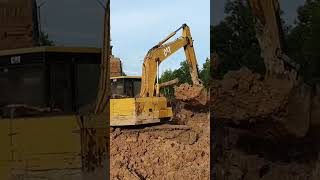 Heavy Equipment Excavator CAT At Work Part 6