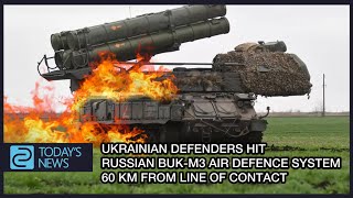 Ukrainian defenders hit Russian Buk-M3 air defence system 60 km from line of contact