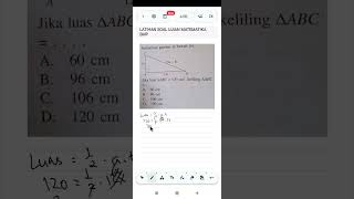 Latihan Soal Ujian PAS/SAT/PAS/UH/US Matematika Kelas  SMP #maths #matematika