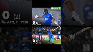 Consecutive 2 ducks | Rohit Sharma 🏏😂  #rohitsharma #hitman #cricket #indvsafg #trending #viral