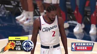 NBA2K25 - My NBA Franchise - GAME OF THE NIGHT - Suns vs Clippers LIVE