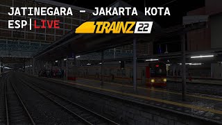 LIVE!! COMMUTERLINE JATINEGARA - JAKARTA KOTA | Trainz Simulator Indonesia