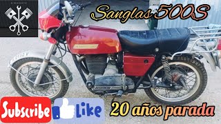 Puesta en marcha SANGLAS 500 S #sonido #sanglas #motoclasica