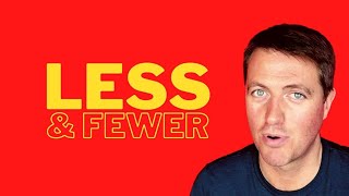 LESS and FEWER | Common mistakes in English