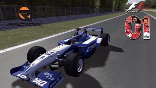 F1 2001 in Rfactor - German GP | Hockenheim '01 with X360 Controller