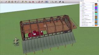 Off-grid Community -004- Barn Design