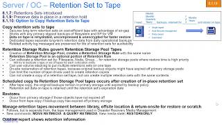 IBM Spectrum Protect 8.1.10 - Copy Retention Sets to Tape - Demo