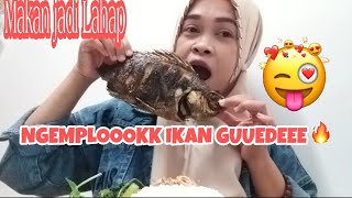 Ngemplook Ikan Guueedee ,, #Kuliner berasam #MajuCahAyu || Warung Mak e Ayu Dewe