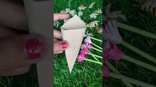 ||easy gift idea||handmade flowers||cute bucket ||#papercraft#easycraft #cutegift#karabi#cute#bucket