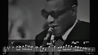 You never saw Ray Charles play bebop influenced by Charlie Parker