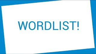 Wordlist OPD p.172-174