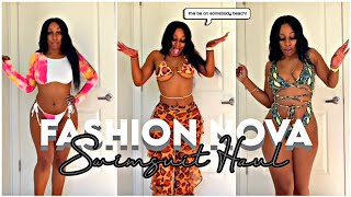 Huge FashionNova Swimsuit Haul | MsPotatoHead