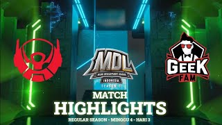 BIGETRON BETA vs GEEK FAM JR | HIGHLIGHTS | MDL ID S8